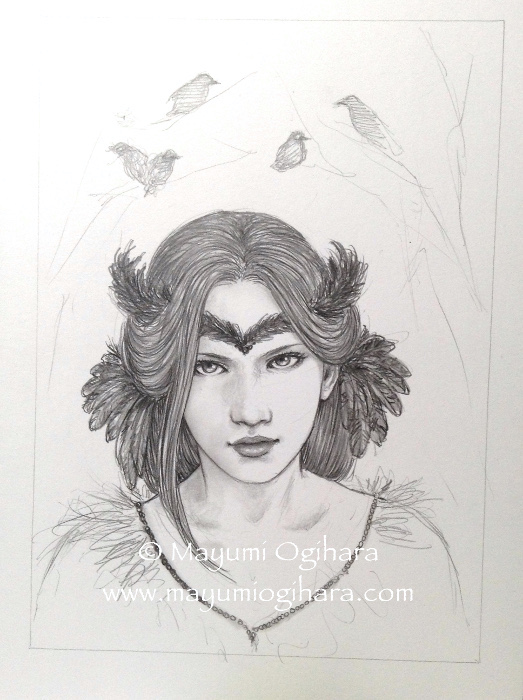 The Queen of the Night (WIP) by Mayumi Ogihara
